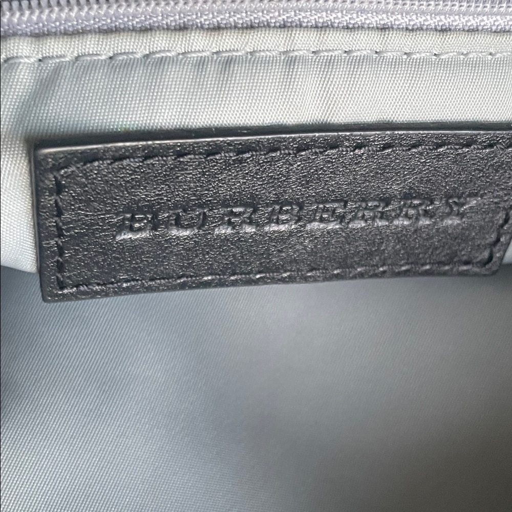 Burberry Black Tote with Check Pattern - Picture 8 of 11